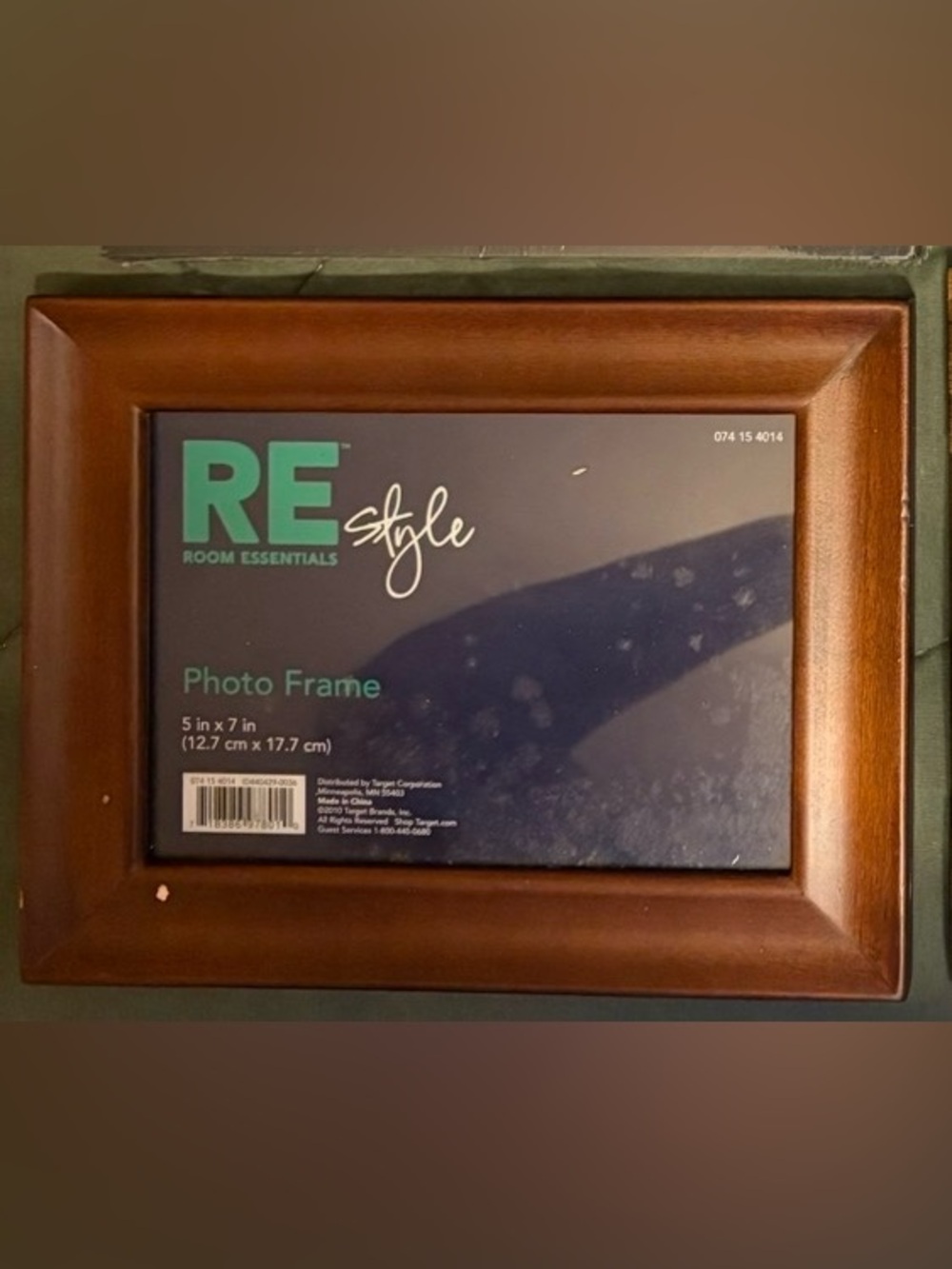 Wooden Rustic Picture Frame - Brown - Picture 3 of 6